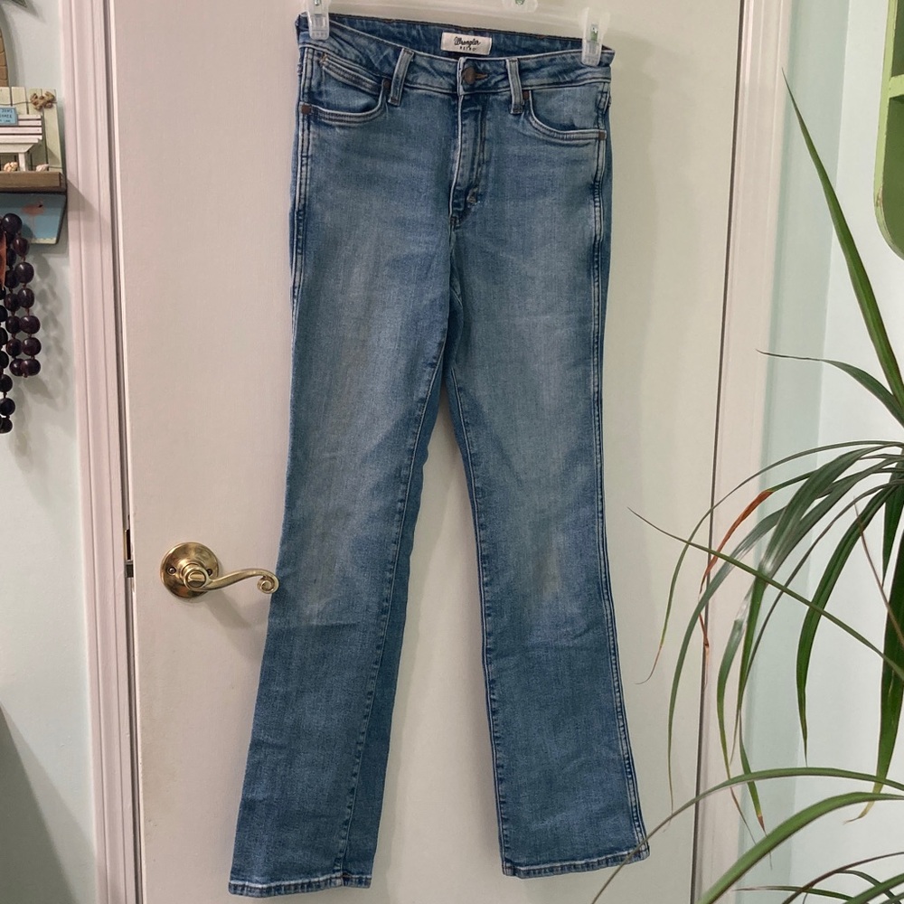 Wrangler Light Blue Straight Leg Jeans